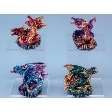 Dragons, 4.5cm, 4 assorted