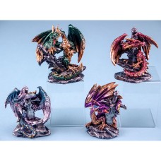Dragon with Sword 8cm, 4 assorted