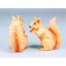 Carved Wood-effect Squirrel, 10cm, 2 assorted