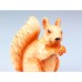 Carved Wood-effect Squirrel, 10cm, 2 assorted