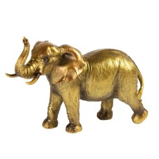 Gold African Elephant Sculpture, 24cm