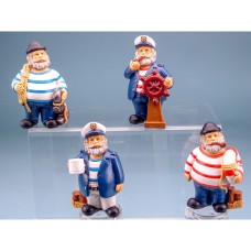 Standing Sailor Figurine, 9.5cm, 4 assorted