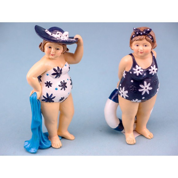 Beach Beauties Standing, 12.5cm, 2 assorted