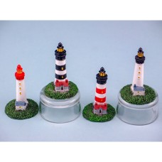 Mini Lighthouse, 5.5cm, 4 assorted