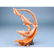Wood Effect Dolphin, 30cm