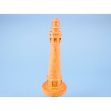 Wood Effect Lighthouse, 23cm