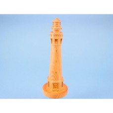 Wood Effect Lighthouse, 23cm