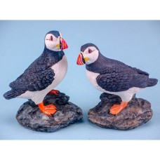 Puffin on Rock, 10cm, 2 assorted