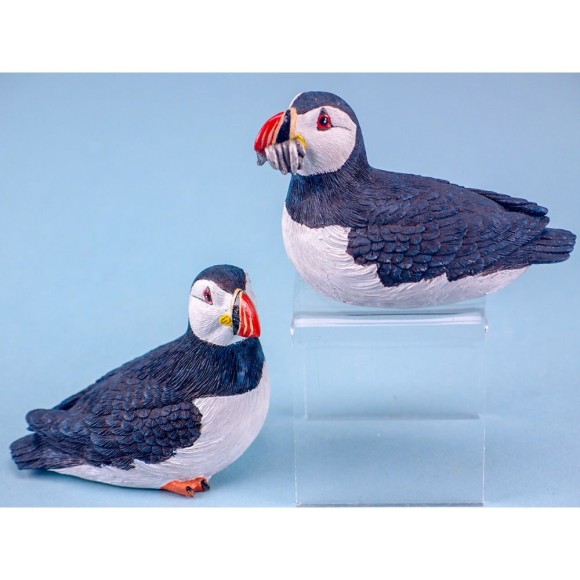 Sitting Puffin, 8cm, 2 assorted