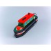 Mini Canal Boat, Leisure Version, 10cm