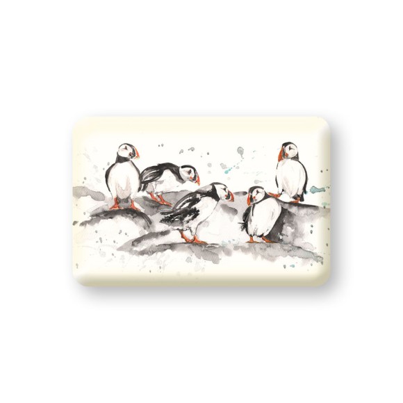 Meg Hawkins Puffin Group Magnet