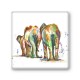 Meg Hawkins Colourful Elephant Stone Coaster