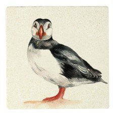 Meg Hawkins Puffin Stone Coaster