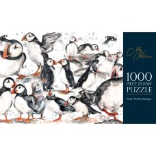 Meg Hawkins 1000-piece Puffins Puzzle, 50x70cm