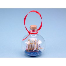 SS Great Britain in Globe with Ribbon, 7cm