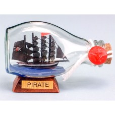 Pirate Ship in Mini Dimple Bottle, 9cm