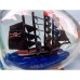 Pirate Ship in Mini Dimple Bottle, 9cm