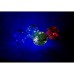 Glass Float with LED Lights, 10cm, 4 assorted