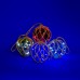 Glass Float with LED Lights, 10cm, 4 assorted
