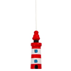 Lighthouse Lightpull, red/white