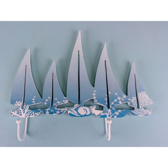 Yacht Flotilla Coat Hooks, 28x25cm