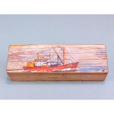 Fishing Boat Box, 22x7cm