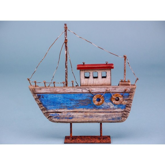 Trawler Ornament, 23x22cm