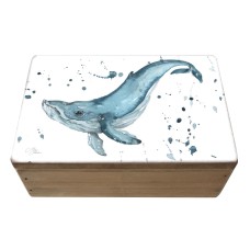 Meg Hawkins Humpback Whale Box, 15x10cm