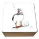 Meg Hawkins Hungry Puffin Box, 9x9cm