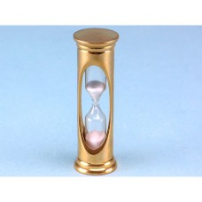 Brass Sand Timer, 3 Minutes, 8cm