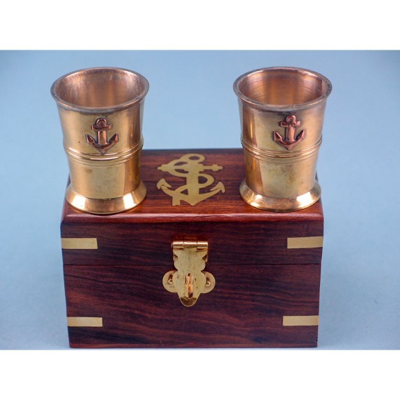 Set of 2 Whisky Shots in Presentation Box, 7x11cm