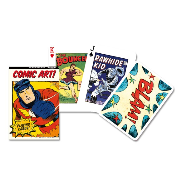 Comic Art Vintage Playing Card Pack