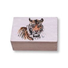 Meg Hawkins Tiger Box, 15x10cm