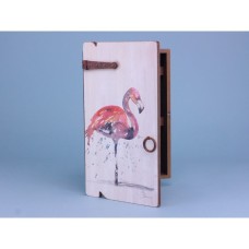 Meg Hawkins Flamingo Keybox, 34x20cm