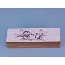 Meg Hawkins Puffin Group Box, 22x7cm