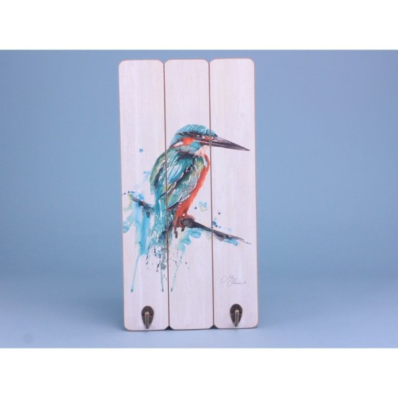 Meg Hawkins Kingfisher Wall Hooks, 40x20cm