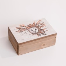 Meg Hawkins Owl Box, 15x10cm