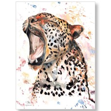 Meg Hawkins Colourful Leopard Tea Towel