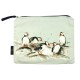 Meg Hawkins Puffin Group Zipped Pouch