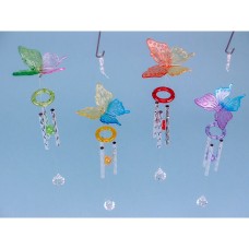 Butterfly Chime, 21cm, 4 assorted