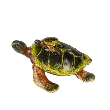 Cloisonné Sea Turtle, 8cm