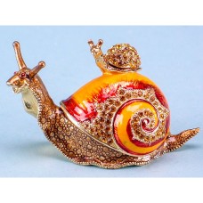 Cloisonne Snail, 8x6cm