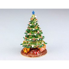 Cloisonne Christmas Tree, 9cm
