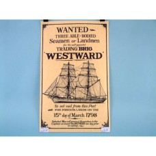 Westward Poster, Flat 52x32cm
