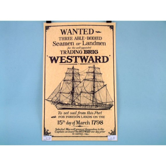 Westward Poster Scroll 52x32cm