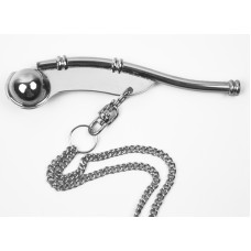 Nickel-plated Bosun's Call with Chain (Boxed)