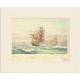 David Bell Cutty Sark signed mounted print, 26x21cm