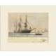 David Bell Discovery signed mounted print, 26x21cm