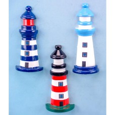 Lighthouse Magnet, 10cm, 3 assorted