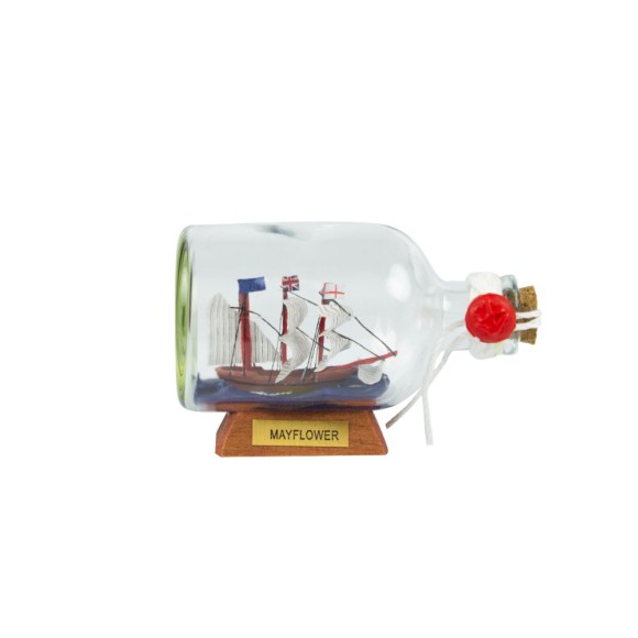 Mayflower Ship-in-Bottle, 9cm